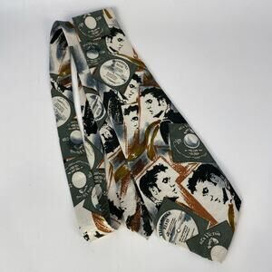 Amals Handmade Elvis Neck Tie 58”L 3.75w